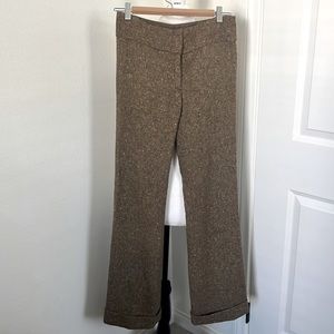Max Studio Brown Tweed Pants - Size 2